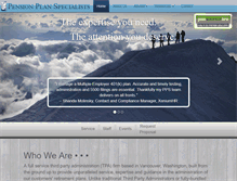 Tablet Screenshot of pensionplanspecialists.com